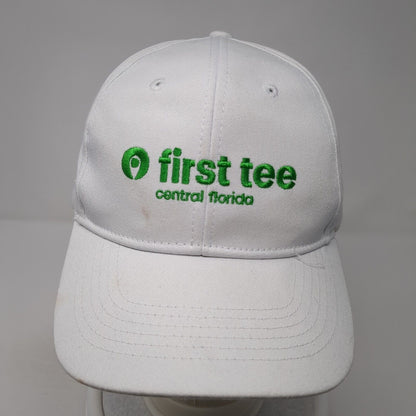 First Tee Central Florida Strapback Hat White One Size Adjustable
