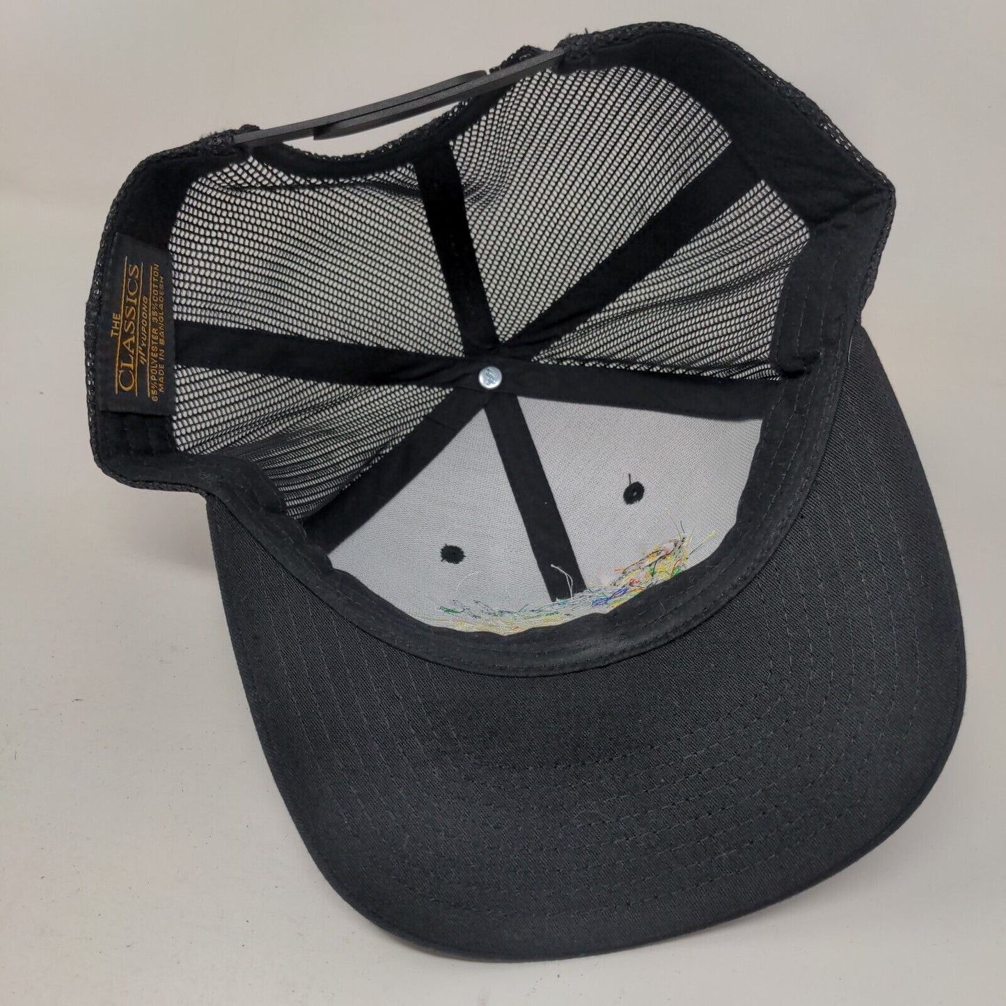Kolorful Khoos Snapback Mesh Back Trucker Hat Black One Size Yupoong