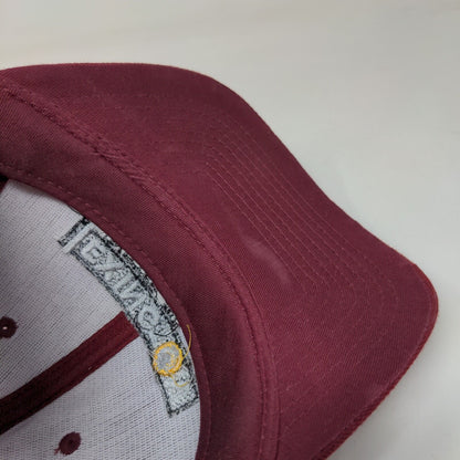 Lexington Strapback Hat Red One Size Adjustable Embroidered Nissin Cap
