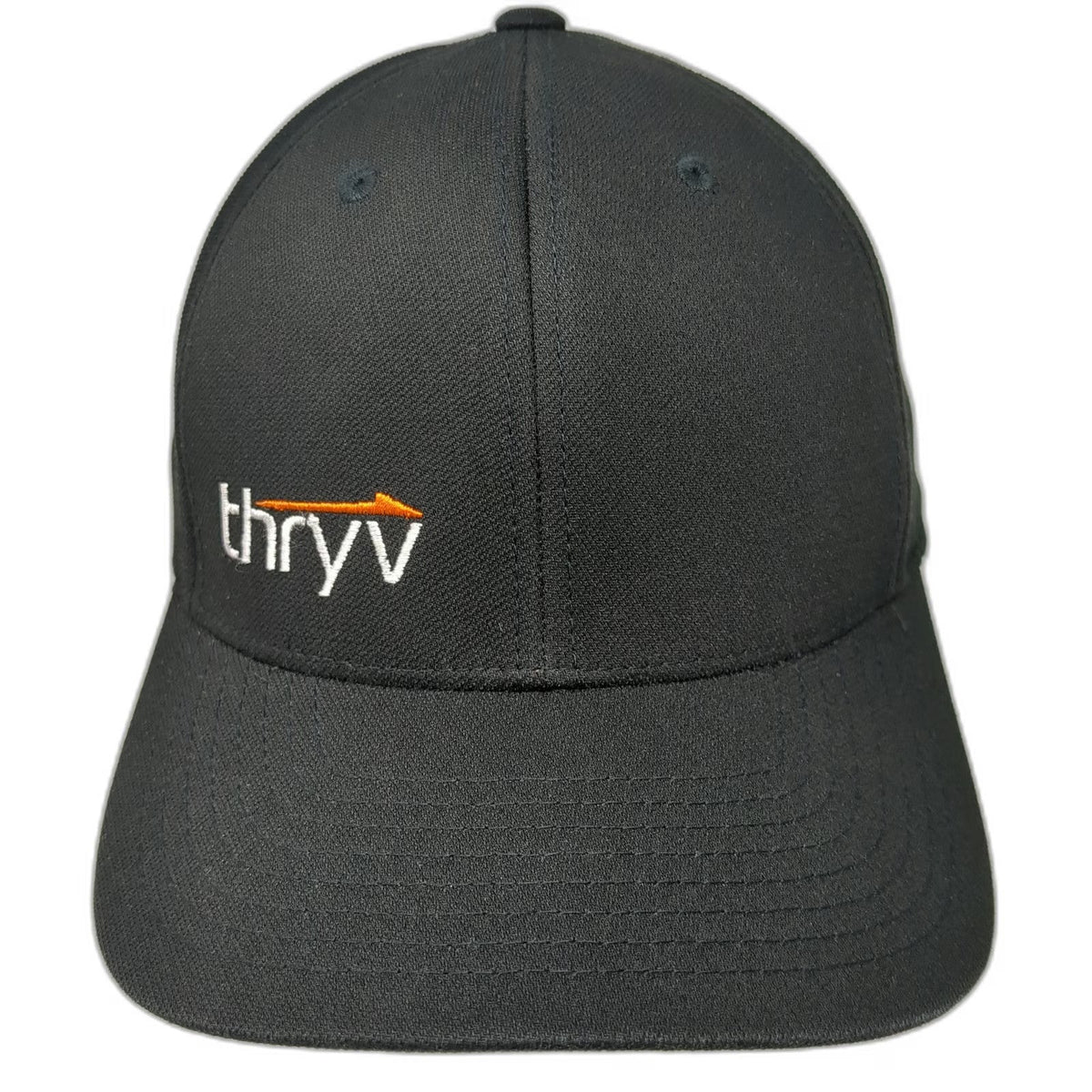 TravisMathew Snapback Black Hat One Size thryv Logo Yupoong Flexfit 110 Stretch