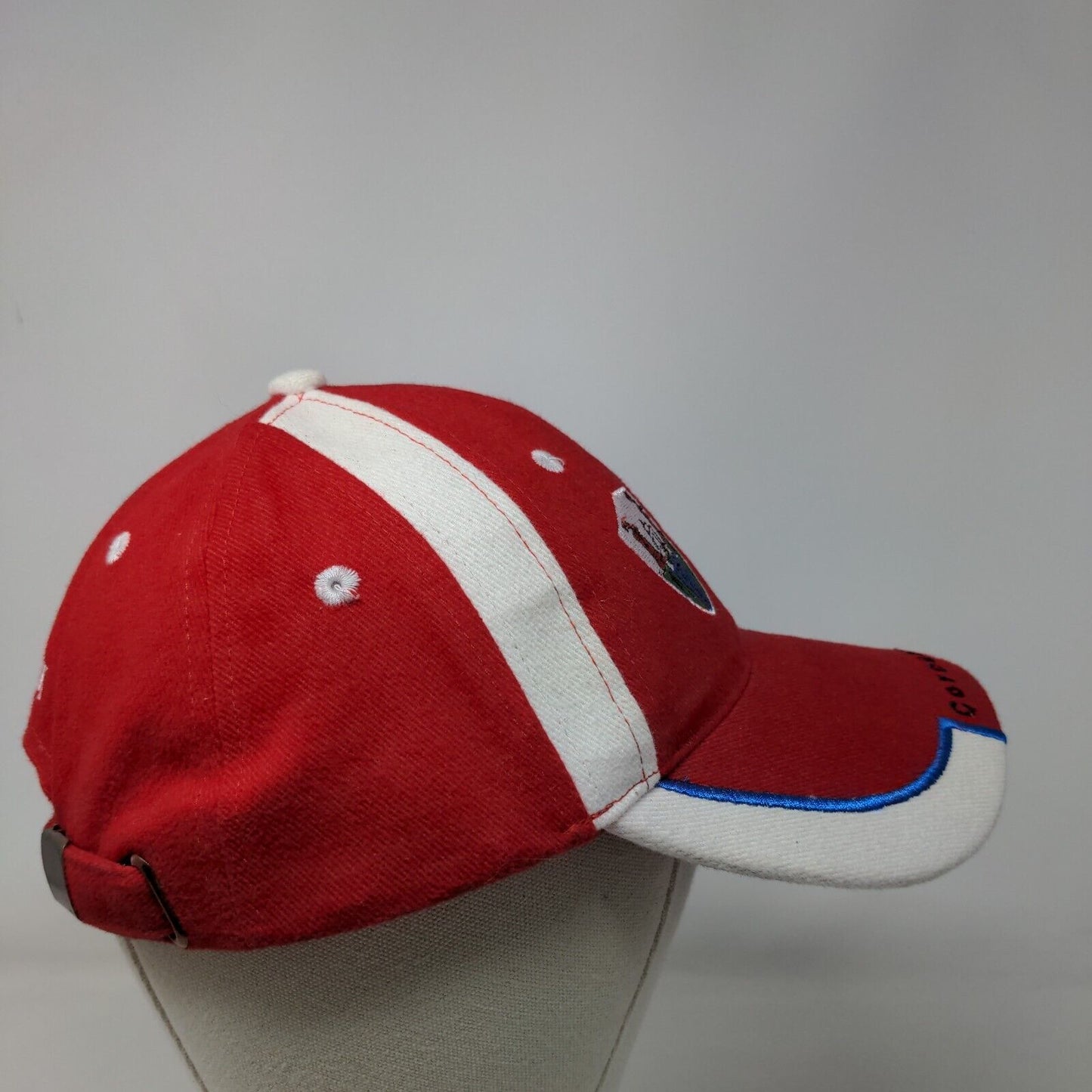 Cork Corcaigh Slideback Hat Red OSFA Adjustable Embroidered All Craft Dublin 15