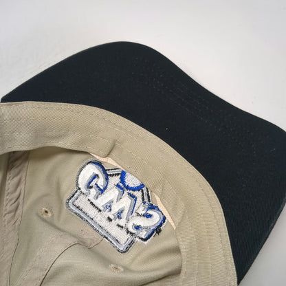 NCAA CWS College World Series Beige One Size Cap Slideback Embroidered Hat Logo