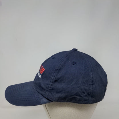 Grupo TLA Logistics Dad #1 Strapback Hat Blue One Size Embroidered Nissin Cap