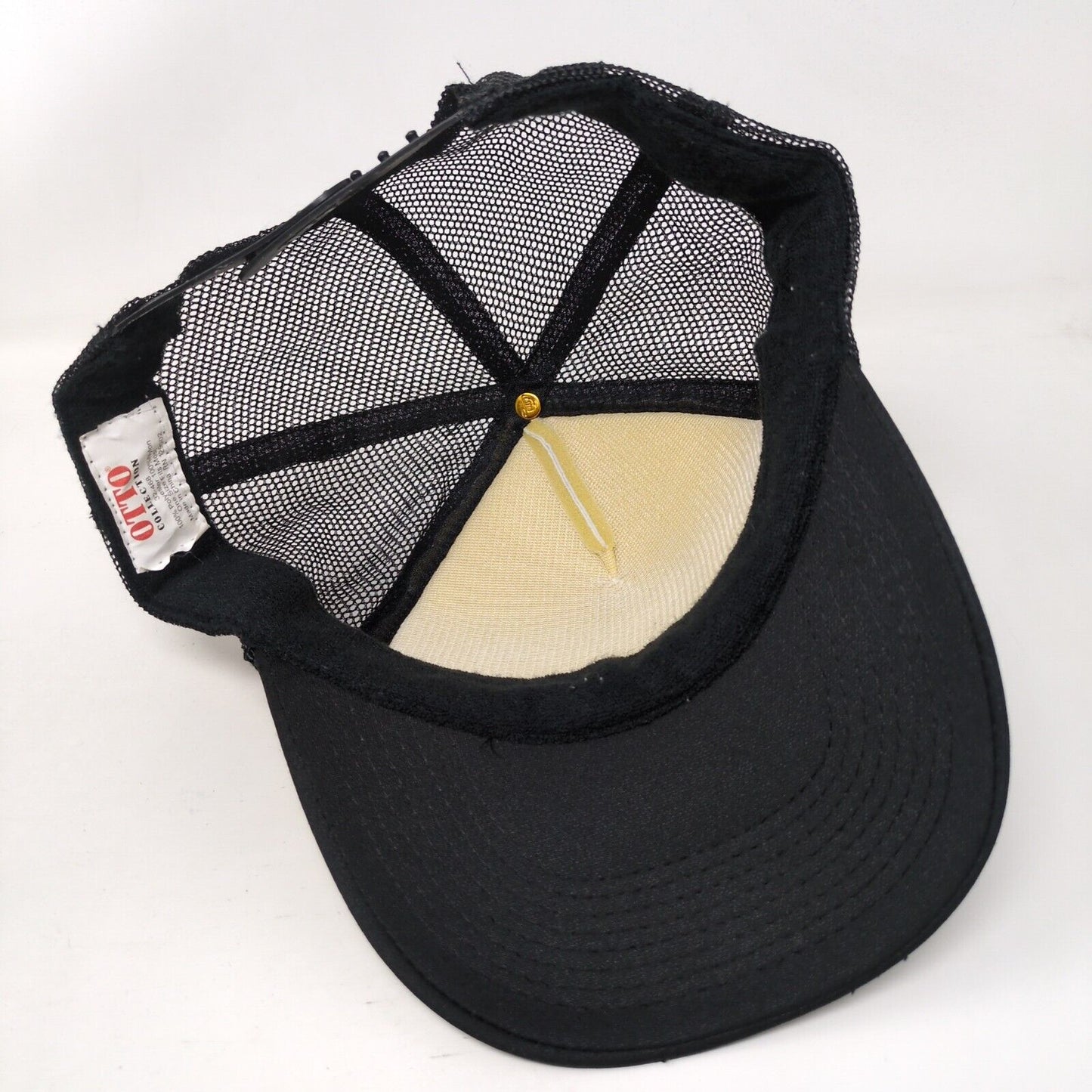 The Sand Trap Bar Restaurant Catering Snapback Trucker Hat Black OSFM Otto