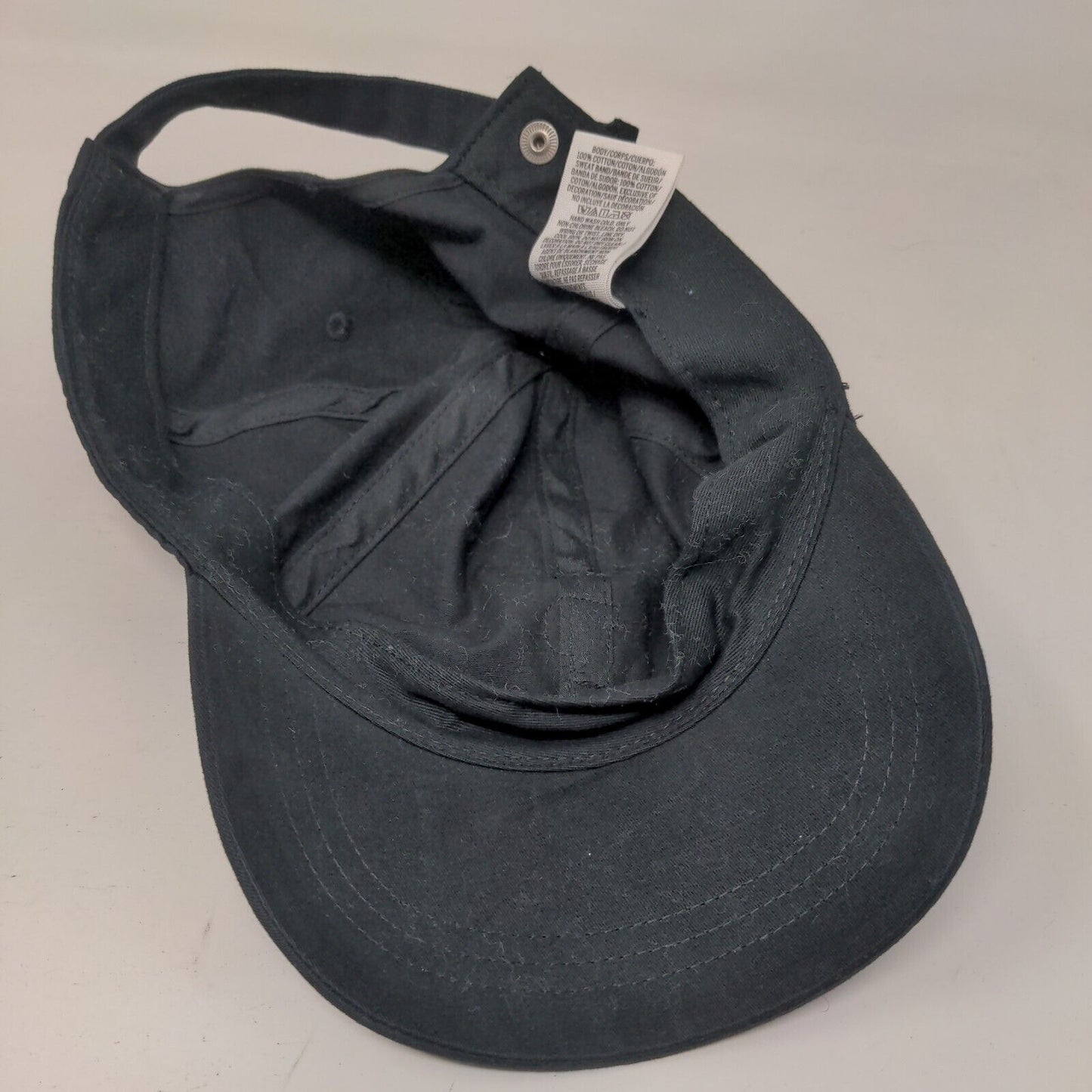 P Victoria's Secret PINK Slideback Hat Black One Size Adjustable 6 Panel