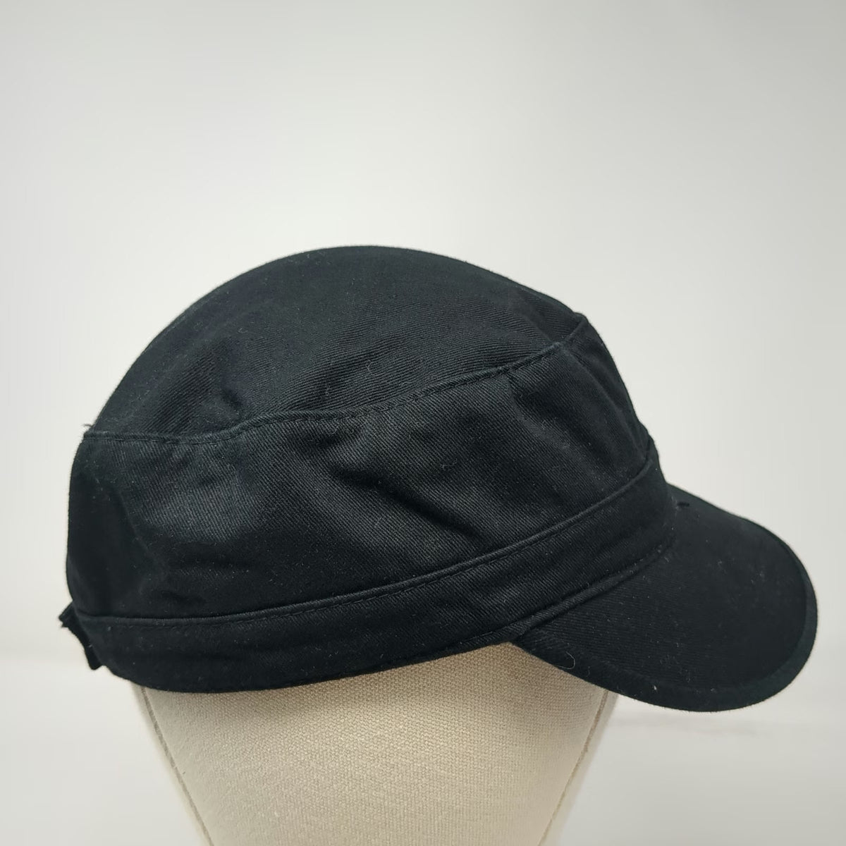 Jack Daniel's Army Cap Black One Size Embroidered Logo Strapback Whiskey Hat