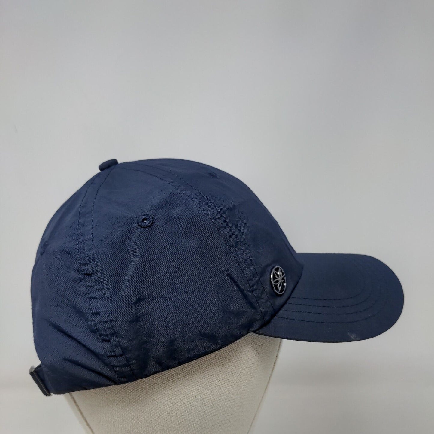Gaiam Slideback Hat Blue One Size Adjustable Vent Holes 6 Panel