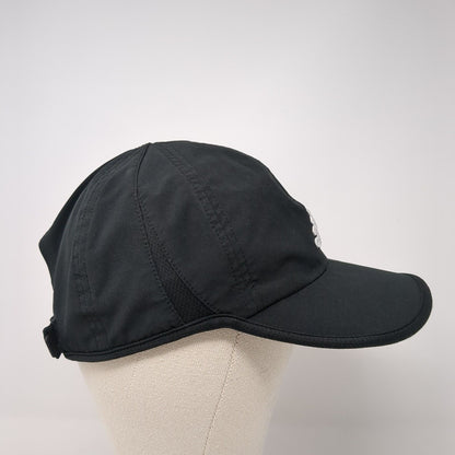 Adidas 3 Stripes Strapback Hat Black One Size Embroidered Running