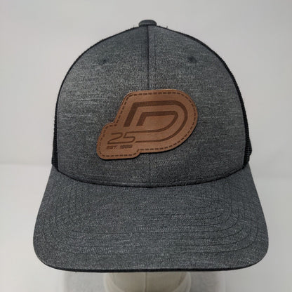 D25 Est. 1999 Snapback Trucker Hat Gray One Size Adjustable Mesh Back Team 365