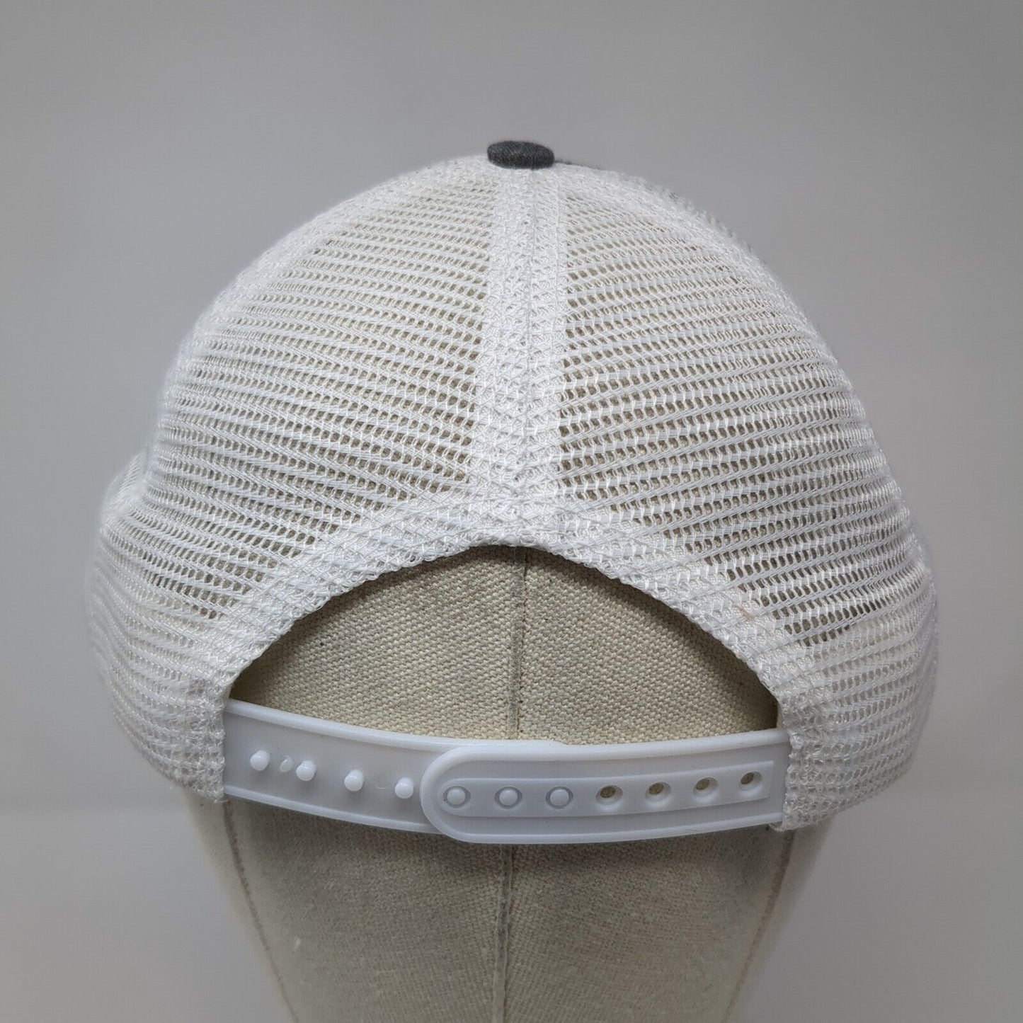 Army National Guard Snapback Trucker Hat Gray One Size Adjustable Mesh Back