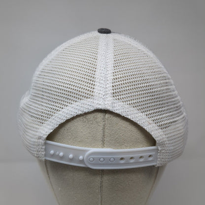 Army National Guard Snapback Trucker Hat Gray One Size Adjustable Mesh Back