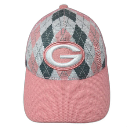 Reebok NFL Green Bay Packers Pink Trucker Hat One Size Argyle Mesh Snapback Cap