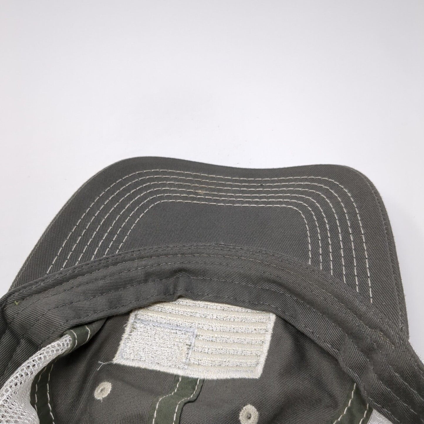 USA Flag HOAC BSA Strapback Mesh Back Trucker Hat Gray One Size Paramount