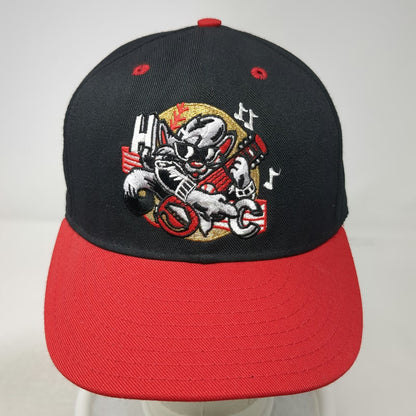 Pro-Line Snapback Black Red Vintage New Britain Rock Cats Baseball Hat MiLB