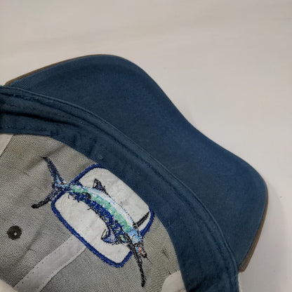 Guy Harvey Snapback Mesh Back Trucker Hat Brown One Size Colorblock
