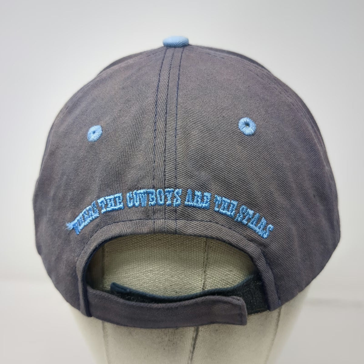 Bucks Bags Caldwell Night Rodeo Blue Baseball Cap One Size Strapback Horse Hat