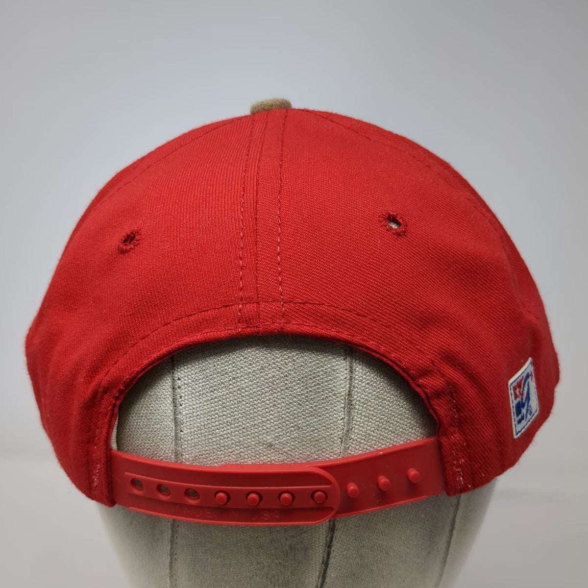San Francisco 49ers NFL The Game Red Snapback Hat Green Underbrim USA Vintage