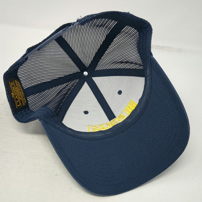 Yupoong Classics Trucker Hat Blue One Size Bretz RV & Marine Mesh Snapback
