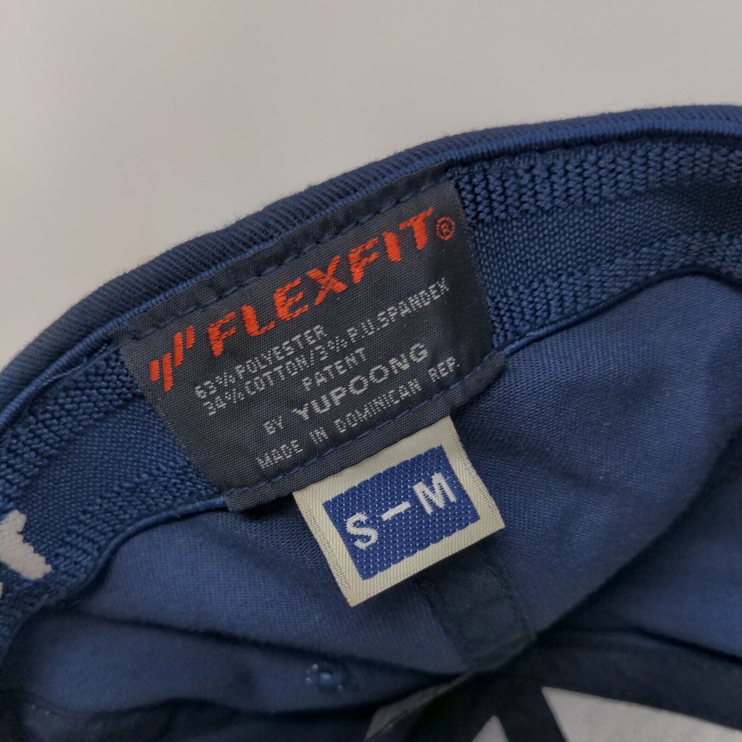 Bloom-Masters Fitted Hat Blue Small-Medium Embroidered Flexfit Yupoong