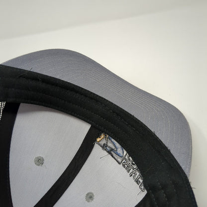Silver Creek Snapback Mesh Back Trucker Hat Gray One Size Embroidered