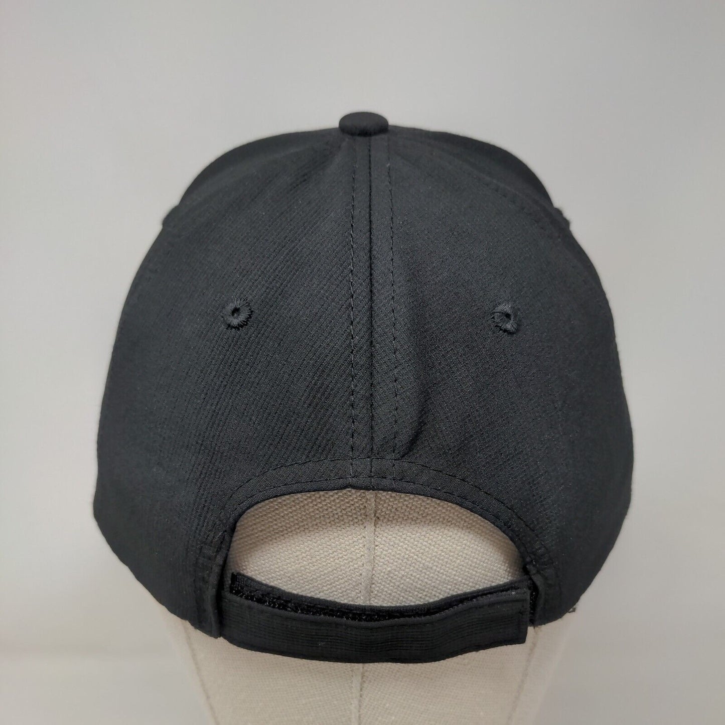 Coca-Cola Strapback Hat Black OSFM Adjustable Embroidered Moisture Wicking UV