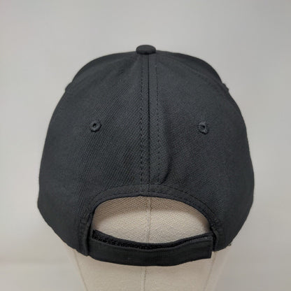 Coca-Cola Strapback Hat Black OSFM Adjustable Embroidered Moisture Wicking UV