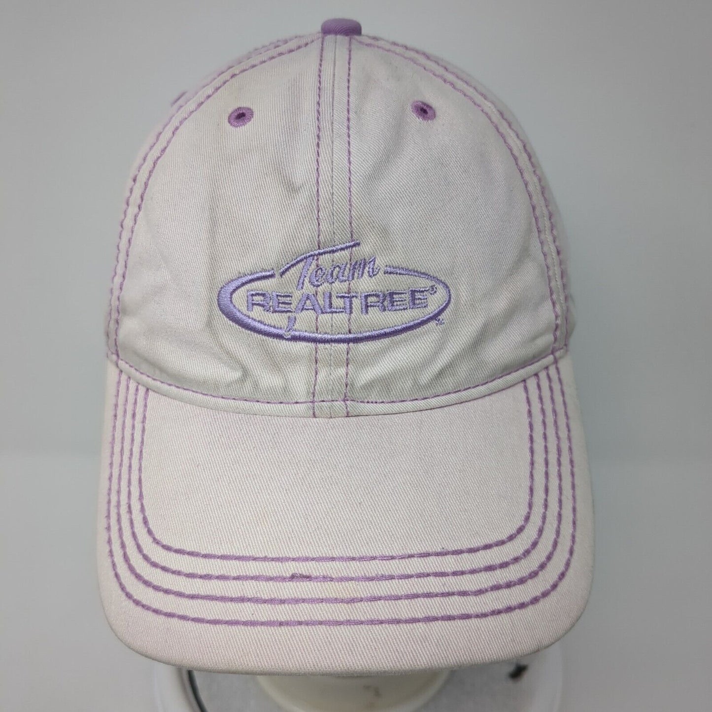 Team Realtree Strapback Hat Purple One Size Adjustable Embroidered 6 Panel