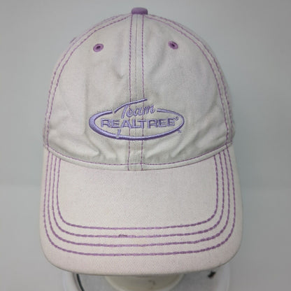 Team Realtree Strapback Hat Purple One Size Adjustable Embroidered 6 Panel