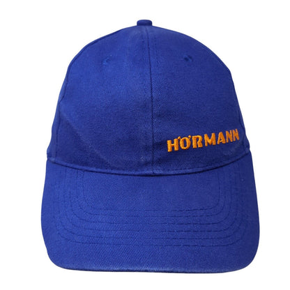 Hormann Slideback Hat Blue One Size Adjustable Embroidered 6 Panel
