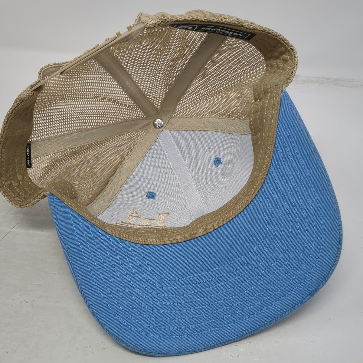 Richardson Trucker Hat Blue One Size Homes Of Idaho Mesh Snapback Adjustable hat