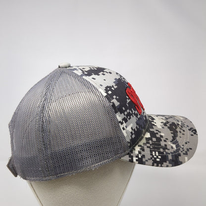 Strike King Strapback Trucker Hat Camo One Size Mesh Back Embroidered