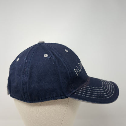 D. L. Evans Bank Idaho Strapback Hat Blue One Size Adjustable 6 Panel