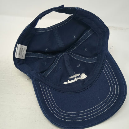 Allstate Insurance Baseball Cap Blue One Size Contrast Stitching Strapback hat