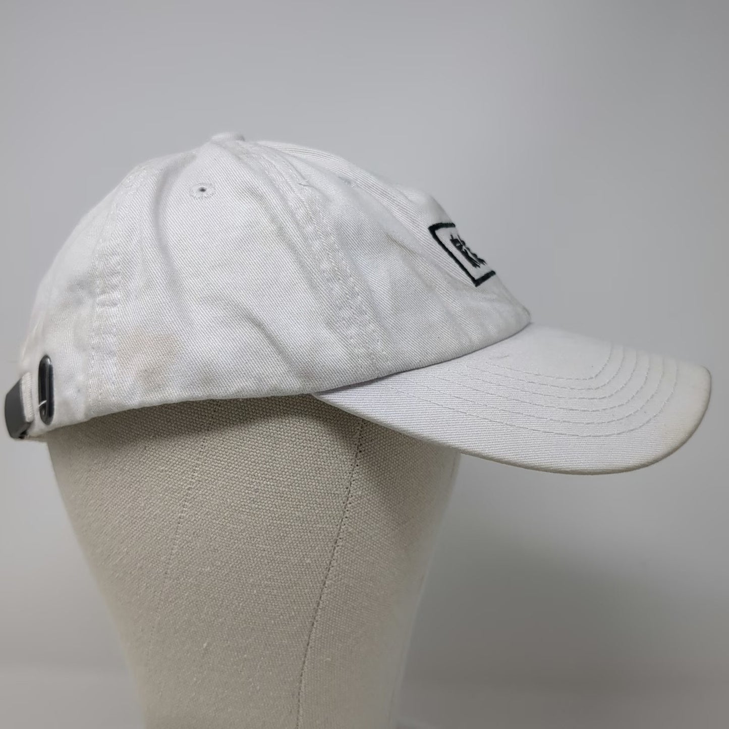 Electric Family Baseball Cap White OSFM Japanese Kanji Patch Kazoku Curved Hat