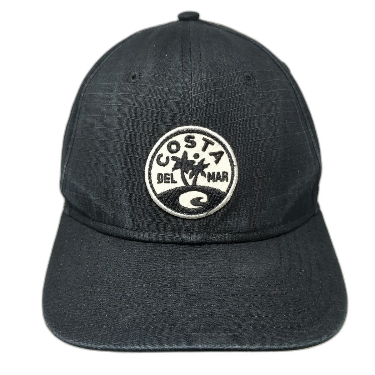 Costa Snapback Black One Size Hat Netplus Palm Tree Patch Fishing Outdoors Logo