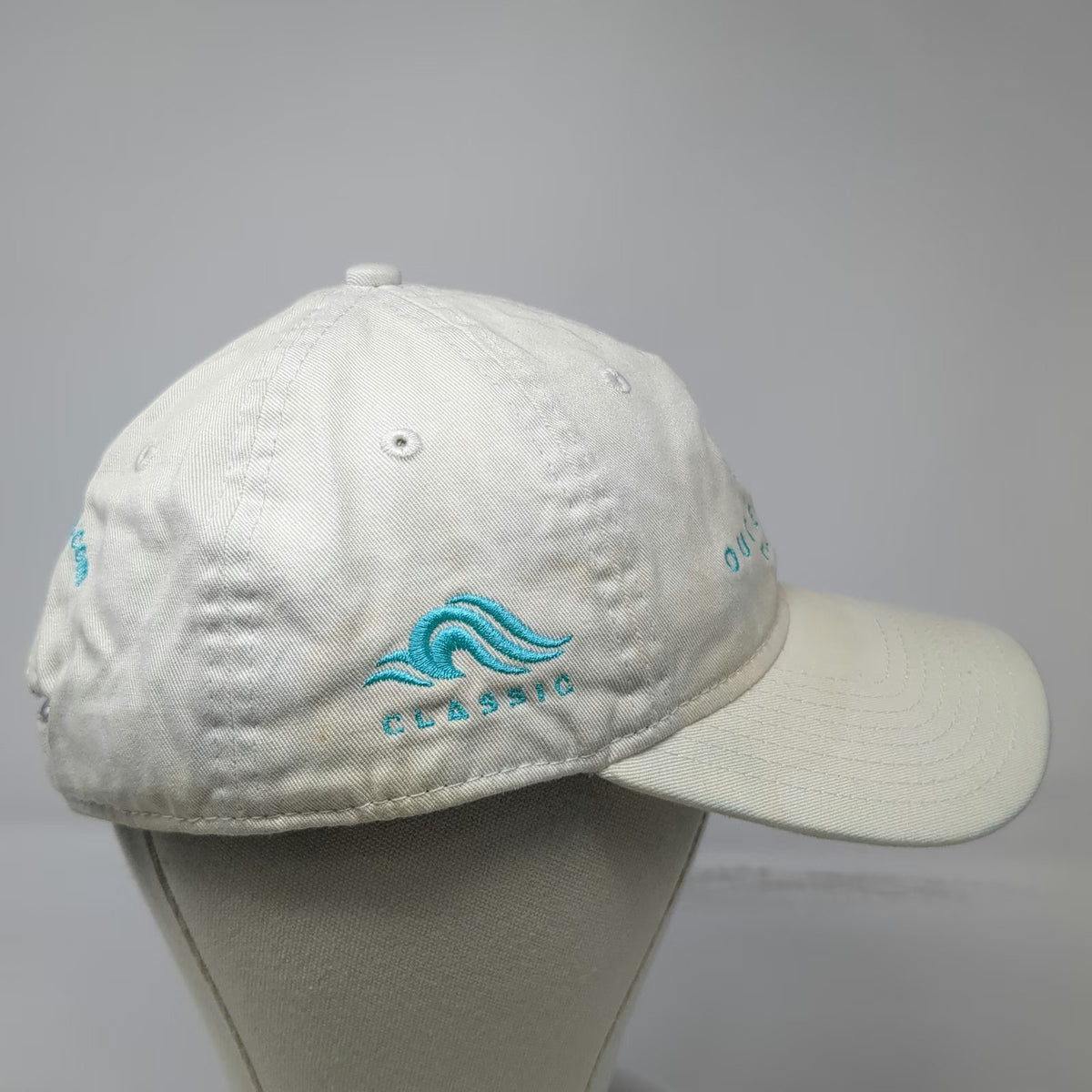 New Era Baseball Cap White One Size Outer Reef Yachts Slideback Embroidered Hat