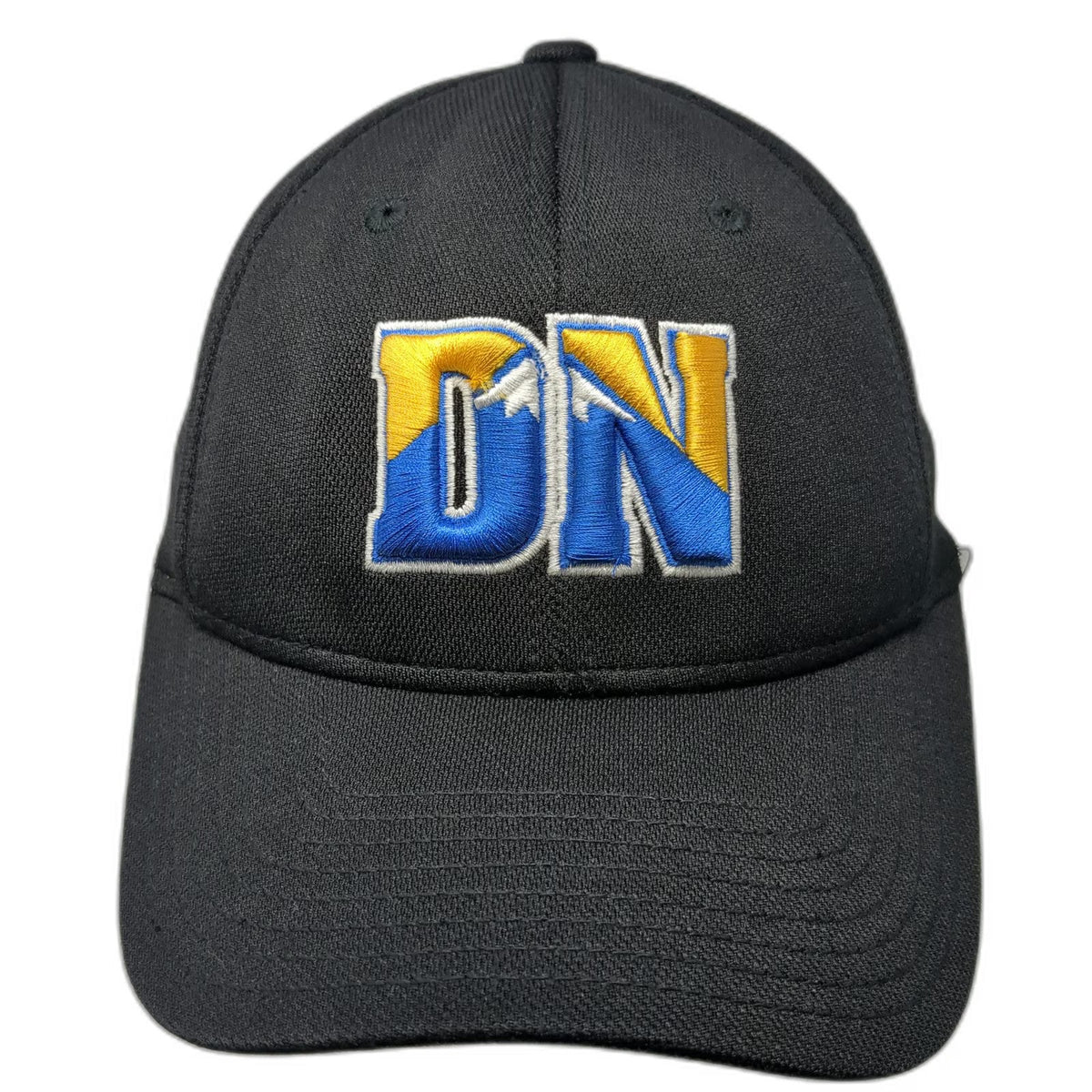 Denver Nuggets NBA Reebok Hat Black One Size DN Mountain Logo Logoman Flex Fit