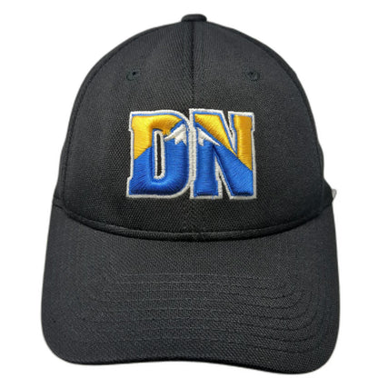Denver Nuggets NBA Reebok Hat Black One Size DN Mountain Logo Logoman Flex Fit