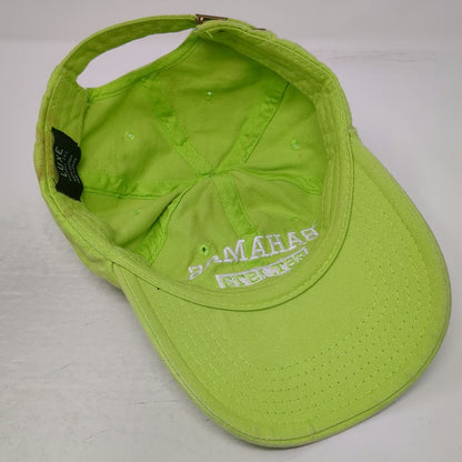 Luxe Baseball Cap Green One Size Bahamas Nassau Est 1973 Hat Slideback Cotton