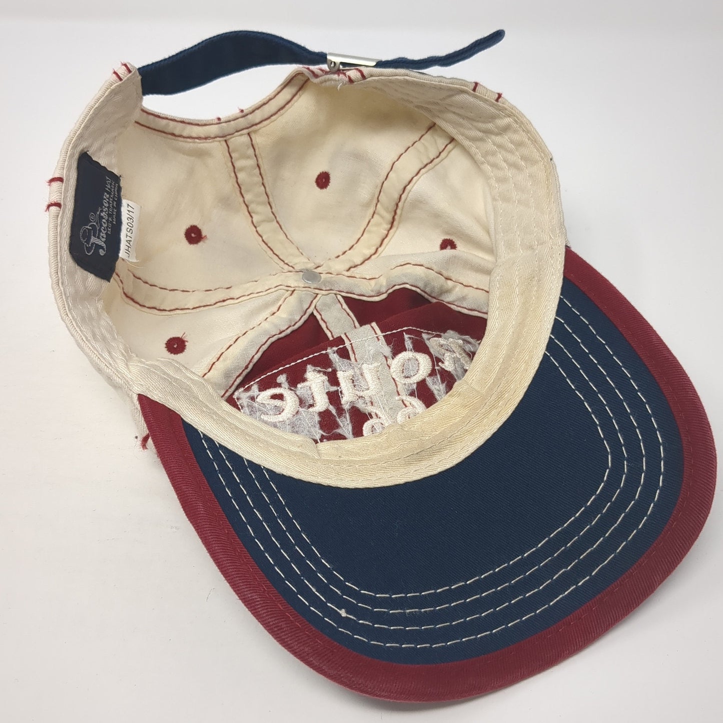 Route 66 Slideback Hat Multi One Size Embroidered Colorblock Jacobson