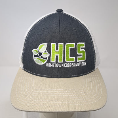 Hometown Crop Solutions Snapback Trucker Hat Multi One Size Mesh Back