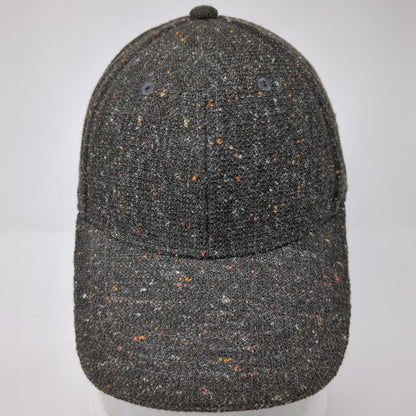 Unbranded Slideback Hat Gray One Size Adjustable Speckled 6 Panel