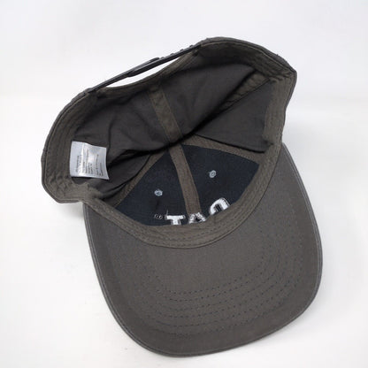 CAT Snapback Hat Gray One Size Adjustable Embroidered Colorblock