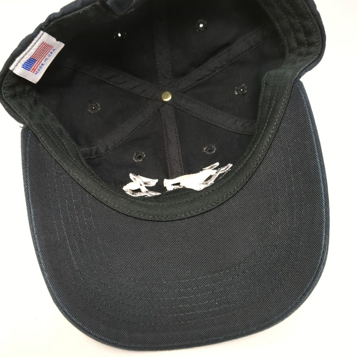 L&L Mechanical Inc Blackfoot ID Strapback Hat Black OS Adjustable Embroidered