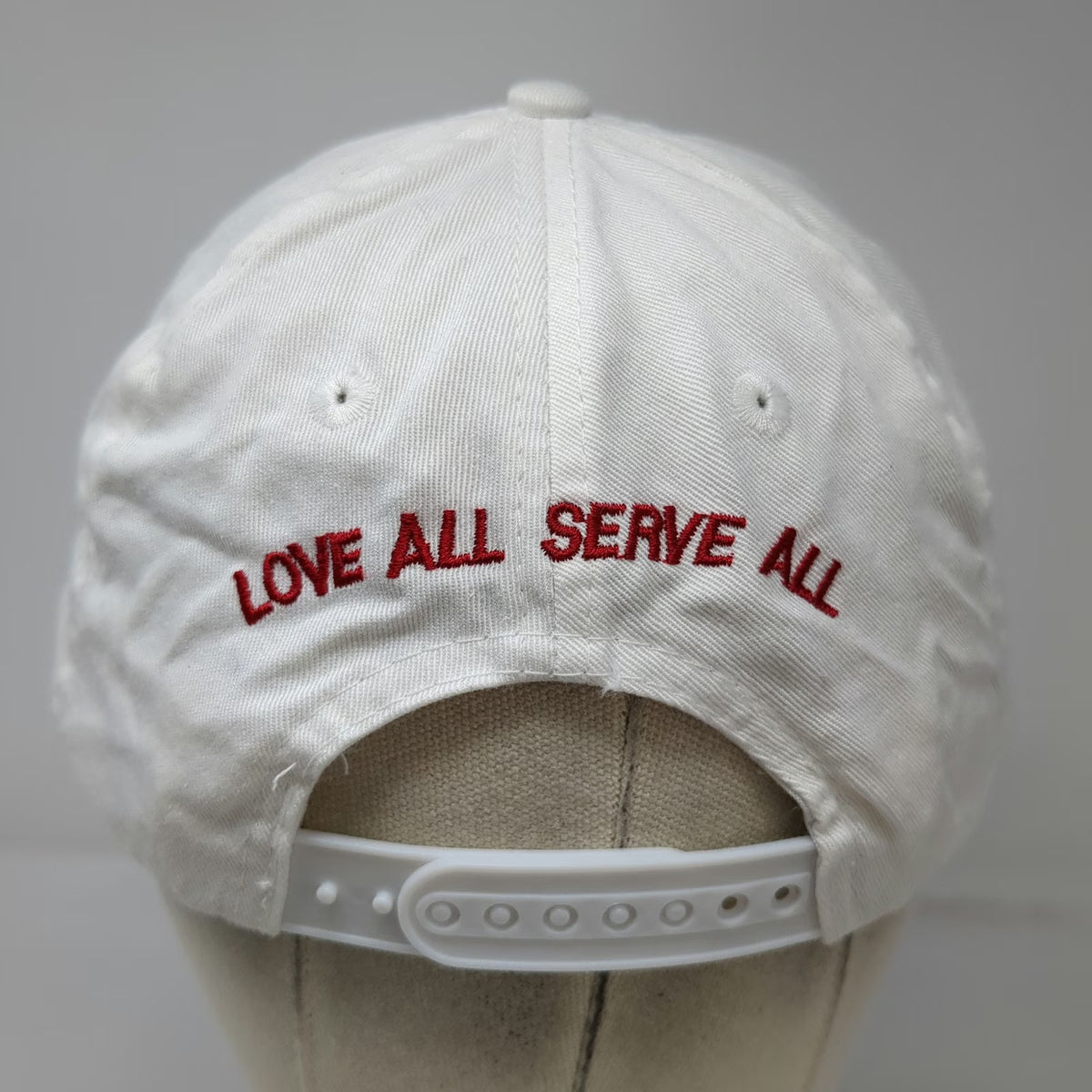 Hard Rock Cafe Berlin Save The Planet Snapback Hat White One Size Cotton Green