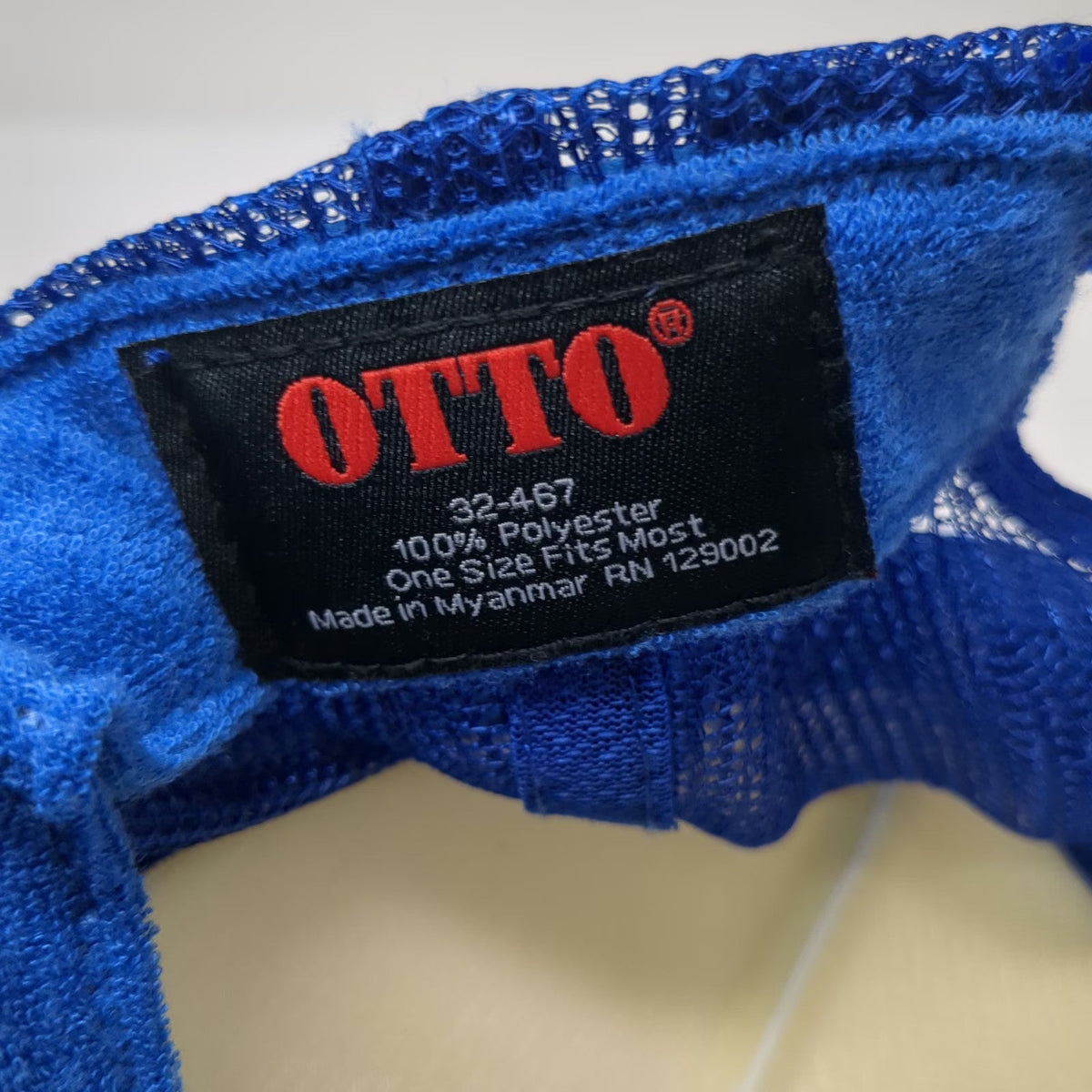 Otto Dave & Buster's Most Valuable Dad MVD Blue One Size Trucker Hat Snapback