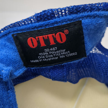 Otto Dave & Buster's Most Valuable Dad MVD Blue One Size Trucker Hat Snapback