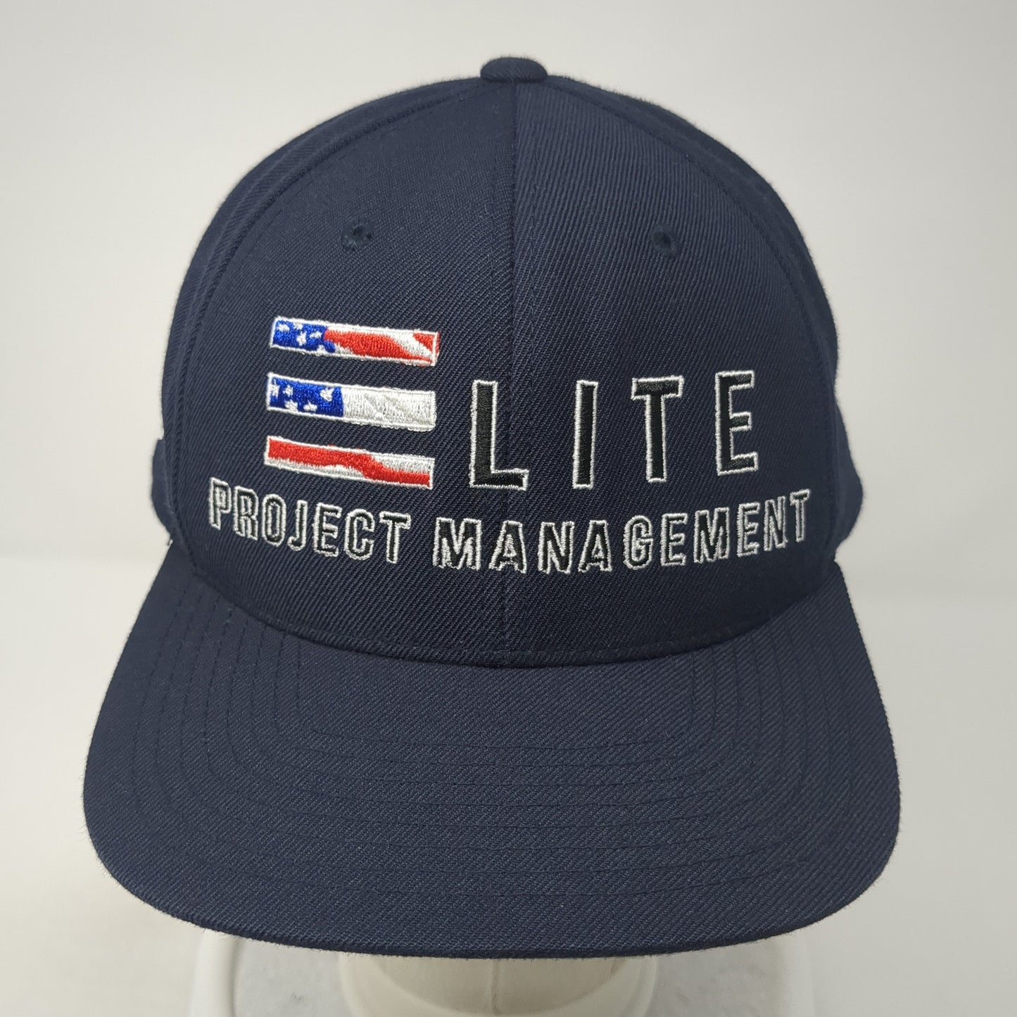 LITE Project Management E.P Snapback Hat Blue OS Adjustable Classics Yupoong