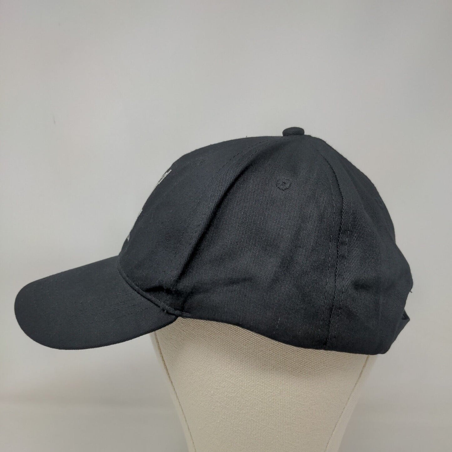 Indianapolis Indians Mens Strapback Hat Black Adjustable Embroidered Logo Cotton
