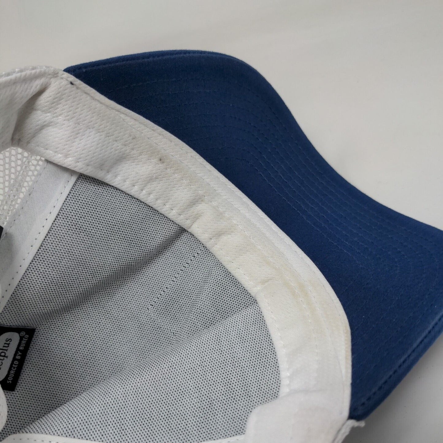Brixton Snapback Trucker Hat Blue One Size Adjustable Mesh Back Fishing Nets